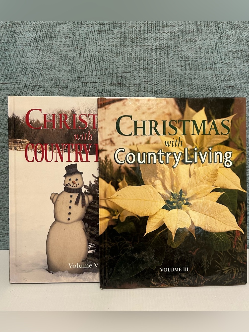 Vintage Christmas with Country Living Hardback Books Volumes 3 & 5 Set